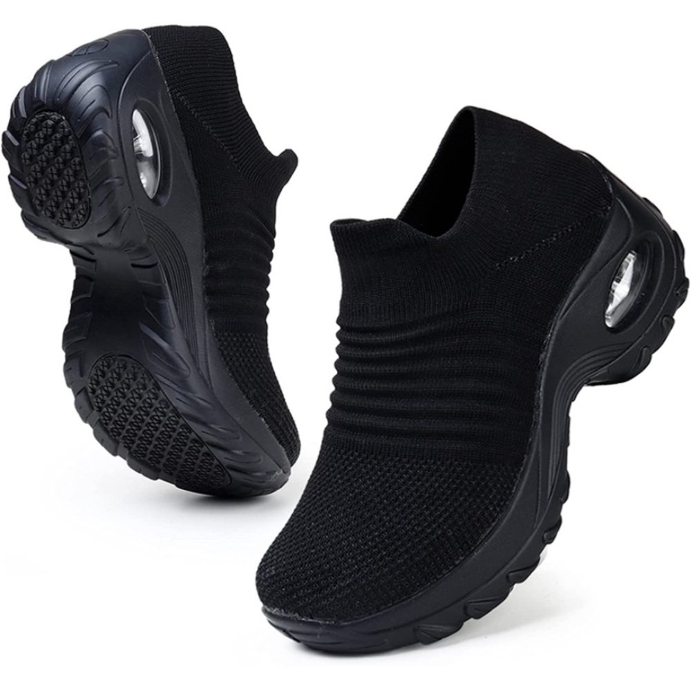 Black shoes… great for anyone that is on their feet a lot